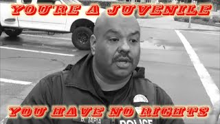 "You're a juvenile, you have no rights" Port Hueneme Naval Base First Amendment Audit FAIL