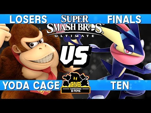 Smash Ultimate Tournament Losers Finals - Yoda Cage (DK) vs Ten (Greninja) - CNB 187