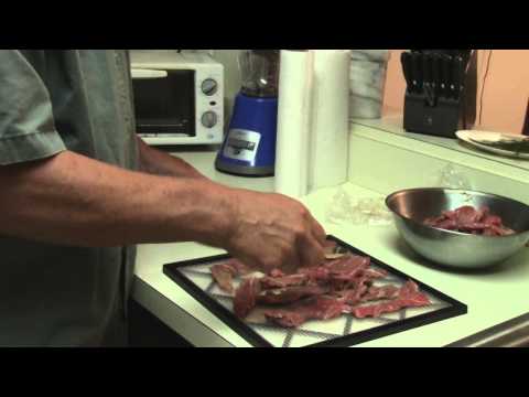 Beef Jerky cooking on board with Excalibur