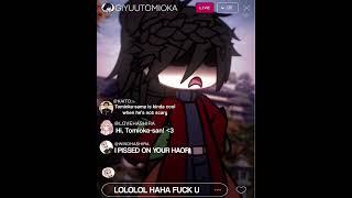 when Giyū tries to go live on insta