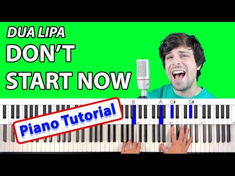 How to play “Don’t Start Now” by Dua Lipa [EASY PIANO TUTORIAL]