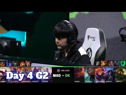 MAD vs DK - Day 4 LoL MSI 2021 Rumble Stage | Mad Lions vs DAMWON Kia full game