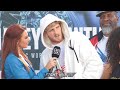 LOGAN PAUL'S FINAL WORDS TO KSI AFTER WEIGH IN FACEOFF