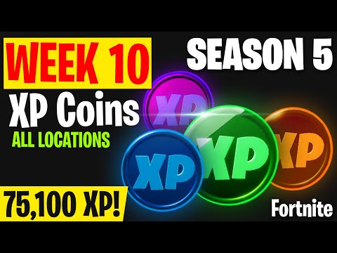 WEEK 10 - ALL XP COINS LOCATIONS - Season 5