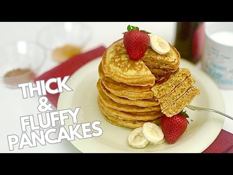 How to make Thick & Fluffy Turmeric Cinnamon Spiced Pancakes