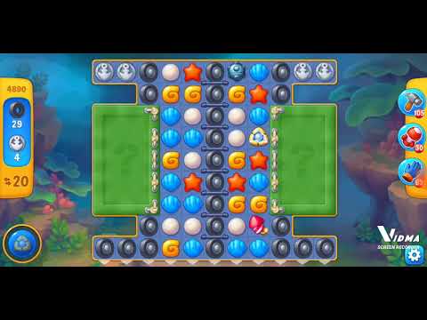 Fishdom. 4890 level no boosters and diamonds