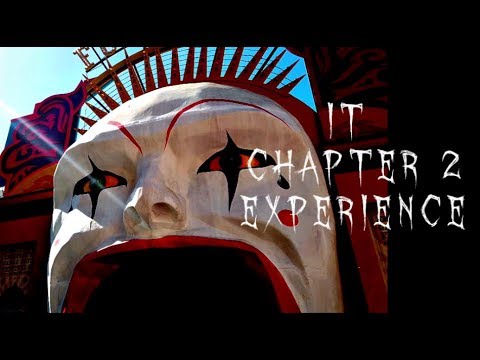 IT Chapter 2 Experience - Haunted House & Fun House Walkthrough Hollywood  Vlog 10