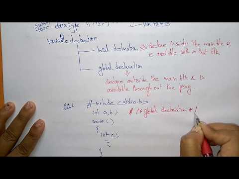 difference between local and global variables in c
