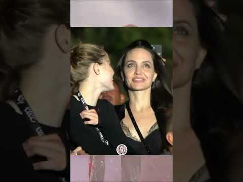 EXCLUSIVE LAST NIGHT ANGELINA JOLIE SHILOH PITT @ MANESKIN CONCERT ROME NEW