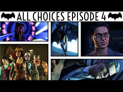Batman Telltale Season 2 Episode 4 All Choices / Alternative Choices And Ending