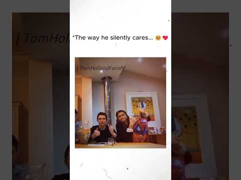 The way he silently cares... 🥹❤️ #Tomdaya #TomHolland #Zendaya