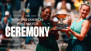 Download lagu Women's doubles final post-match ceremony | Roland-Garros 2026 mp3