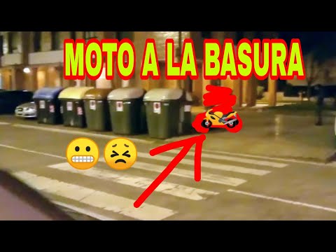 SACO la MOTO a la BASURA 😬