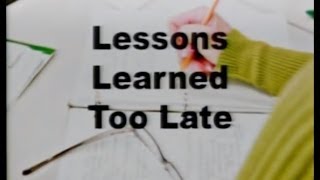 preview picture of video 'Lessons Learned Too Late Hammond church of Christ Sermon Bible Study 5/1/2011 PM Bill White'