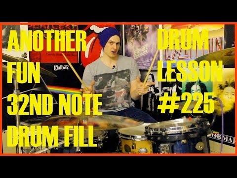 Another Fun 32nd Note Drum Fill #225