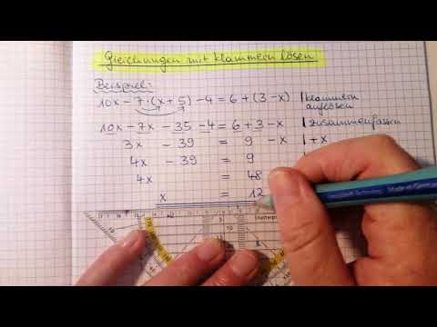 Solving equations with parentheses