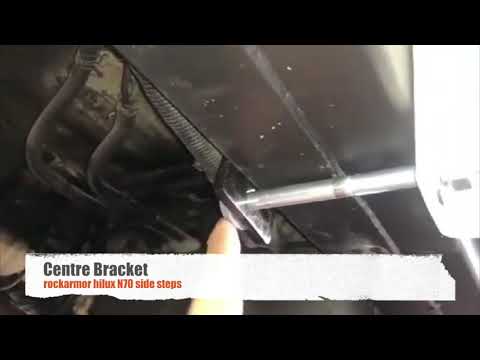 Hilux 05-14 N70 Rockarmor Side steps mounting tips