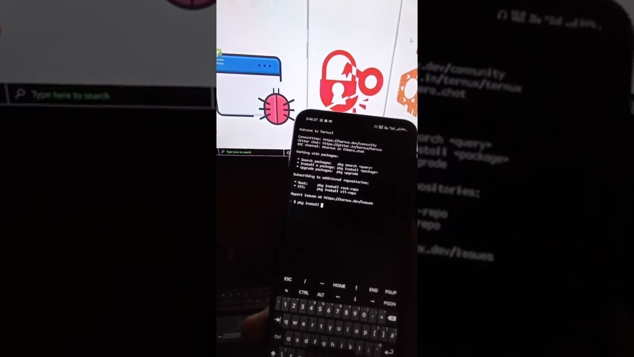 Hacking animation like hollywood movie #ethicalhacking #termuxandroid