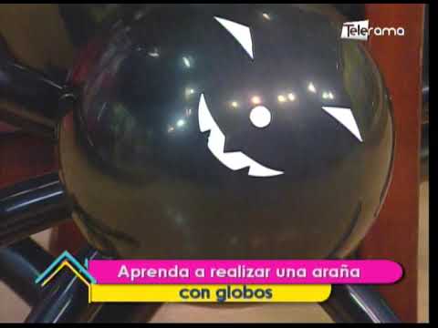 Aprenda a realizar una araña con globos