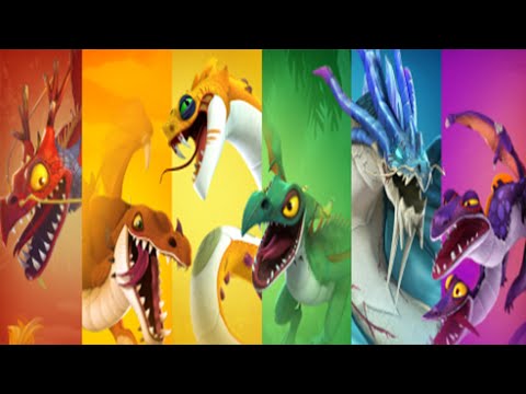 Hungry Dragon -  OCTONI - Octopus Boss Battle - All 25 Dragons Unlocked ( Android & IOS )
