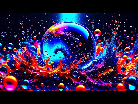Hypnotic 4K Liquid Abstract Screensaver - Ultra HD Silent Background, 100% Free and Copyright-Safe