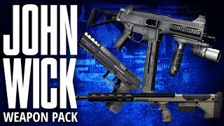 PAYDAY 2 John Wick Weapon Pack DLC - UMP Jackal SMG, Desertfox Sniper - UMP for Me, UMP for You