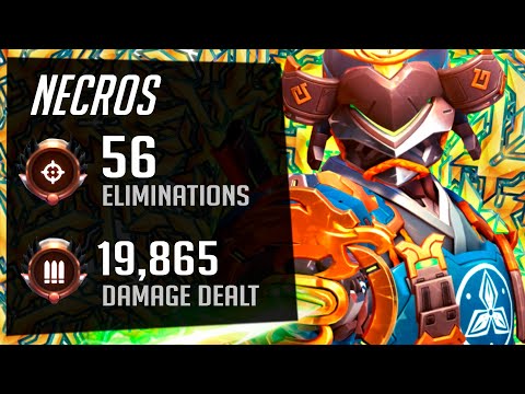 56 ELIMS - NECROS FASTEST GENJI! POTG! OVERWATCH 2 SEASON 6 TOP 500