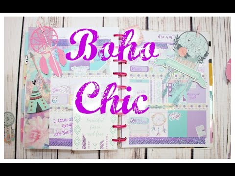 Plan With Me Boho Chic Planner Addict Box