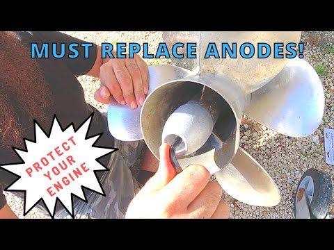 How to REPLACE zinc ANODES - Mercruiser BRAVO 3 Outdrive