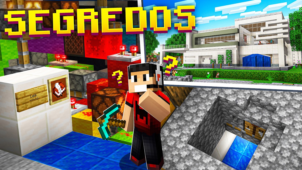Os Segredos Ocultos do Esconderijo da Casa Automática - Minecraft Tutorial 59