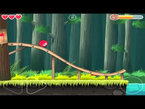 Red Ball 4 : Deep Forest - Level 18 - Walkthrough {Gameplay / HD}