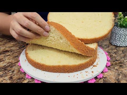 No yeast and no sinking in the middle! Simple and easy birthday cake batter