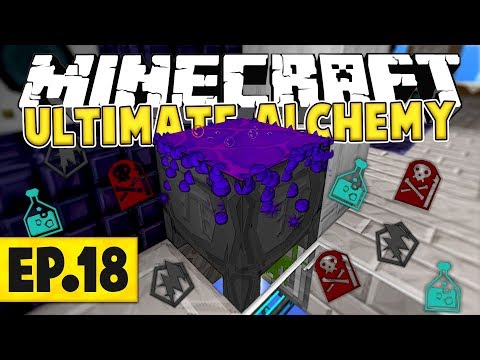 Minecraft Ultimate Alchemy - Cauldron Conundrum! #18 [Modded SkyBlock]