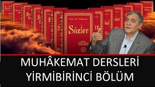 Prof. Dr. Şener Dilek - Muhâkemat - 21 - 1. Makam - 9. Mukaddime - Evet Külliyet İntizama Delildir
