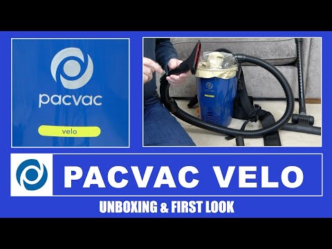 Pacvac Velo Backpack Vacuum Cleaner Unboxing & First Look