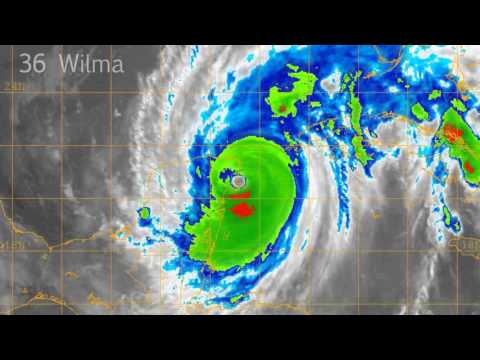 Satellite Imagery of Hurricane Wilma (2005)
