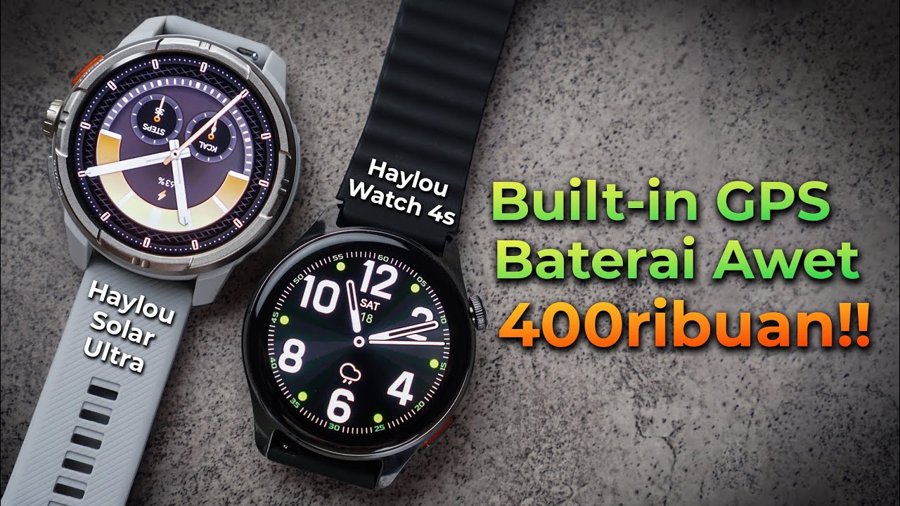 Siap jadi pelari Kalcer! Review Haylou Solar Ultra & Watch 4s
