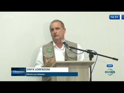 Registro ao vivo da coletiva e imprensa do Ministro Onyx Lorenzoni 03 12 2020