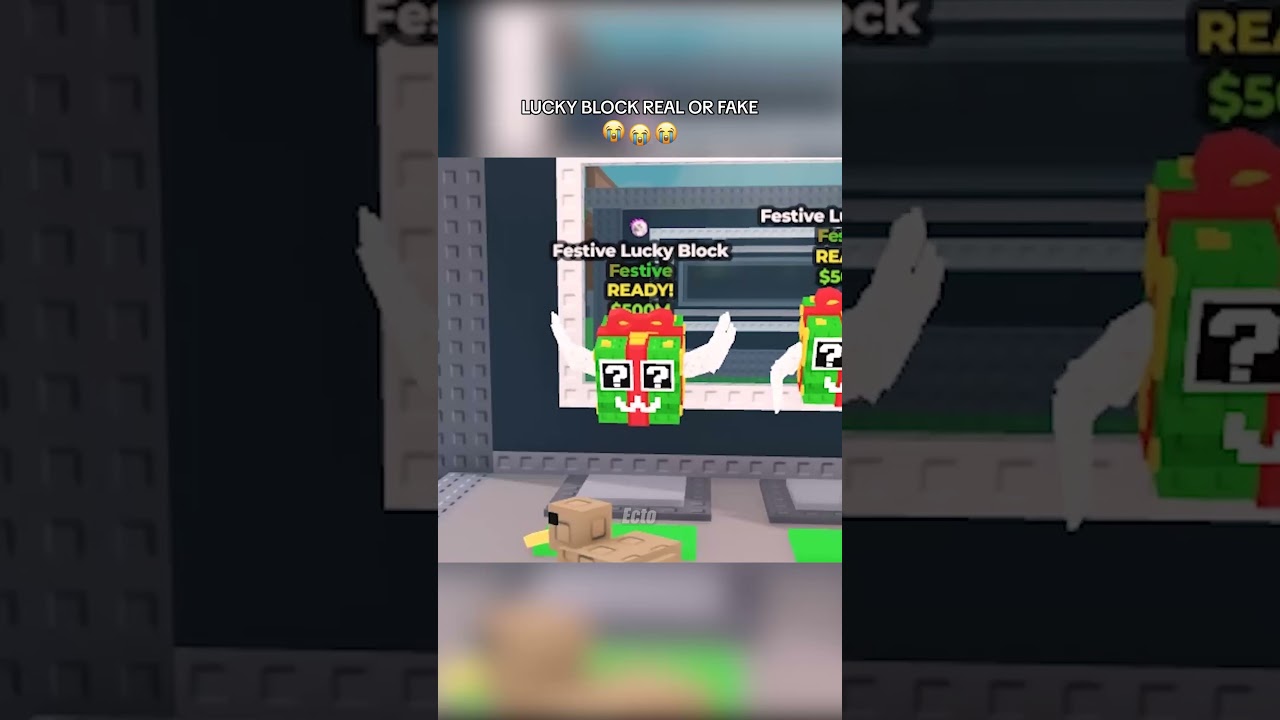 축제 행운 블록 진짜인가 가짜인가 #roblox #stealabrainrot