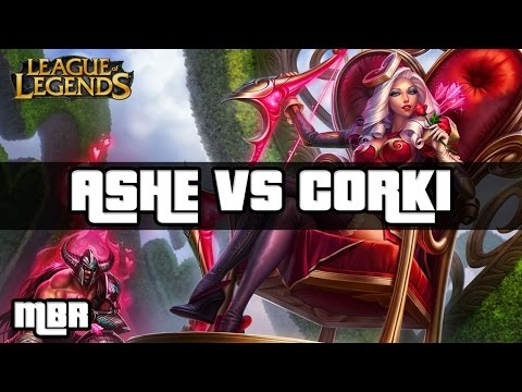 Heartseeker Ashe Vs Corki AD Carry - League of Legends Gameplay - HD
