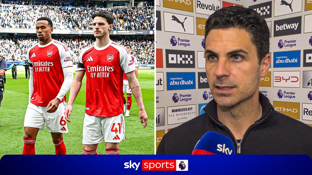 "We have full belief" | Mikel Arteta's post-match reaction as Arsenal lose to Man City