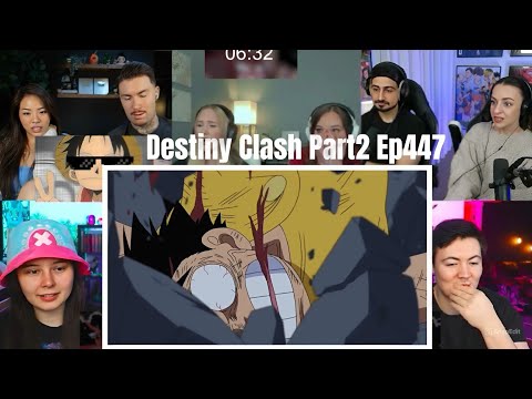 The Destiny Rage - Luffy vs. Blackbeard"| One Piece EP 447 Reaction Mashup 
