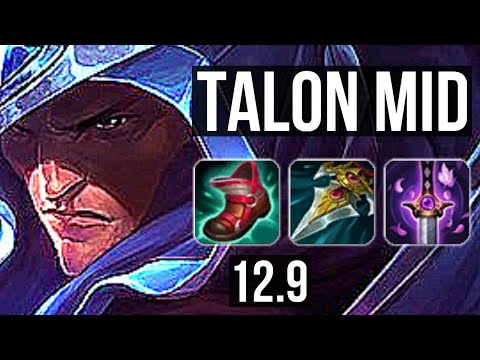 TALON vs LUCIAN (MID) | 12/0/3, Legendary, 500+ games | NA Challenger | 12.9