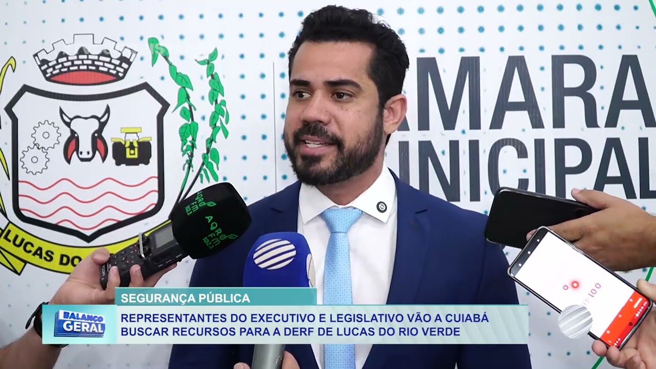 Representates de executivo e legislativo vão a Cuiabá buscar recursos para a DERF em Lucas do Rio Verde