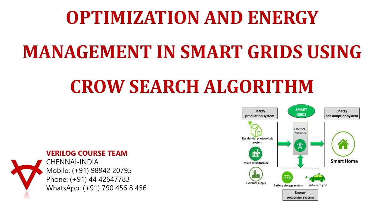 OPTIMIZATION AND ENERGY MANAGEMENT IN SMART GRIDS USING CROW SEARCH ALGORITHM