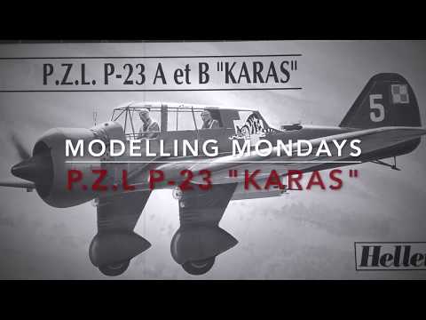 Heller 1/72 P.Z.L. P-23 Build & Final Reveal