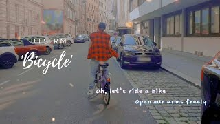 BTS RM - BICYCLE with Lyrics 🚲 (english sub) �