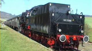 preview picture of video 'Lok 50 2988 der Sauschwänzlebahn /Dampflok/steam train germany'