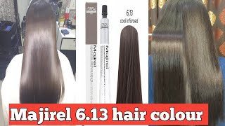 How to light caramal.Hair Color global  majirel 6.13 tube