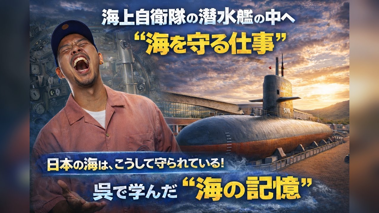 海上自衛隊の潜水艦の中へ“海を守る仕事” 日本の海は、こうして守られている！呉で学んだ“海の記憶”